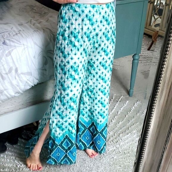 Earthbound Wide Leg Tie Dye Festival Pants - Picture 1 of 11